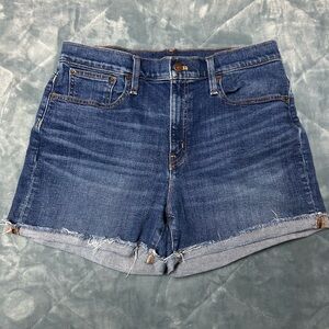 Women’s Denim jean shorts high rise size 30 j crew